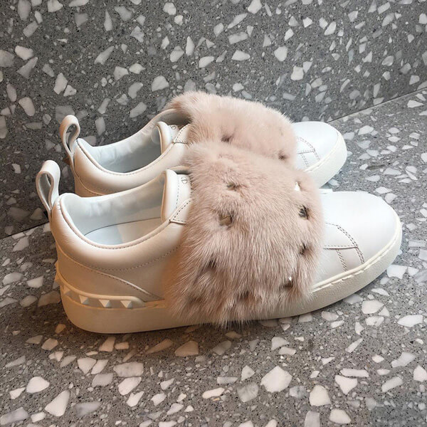 19AW ヴァレンティノ(ヴァレンティノスーパーコピー) ミンクファー スニーカー Sneakers